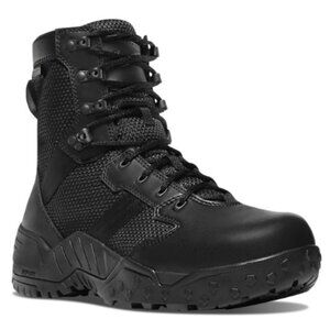 New in Box Danner Men's Scorch 8" Waterproof Side Zip Black Boot 10.5 Wide